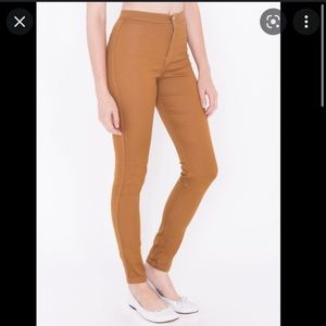 Bundle 3 for $30 American apparel camel brown easy jeans medium